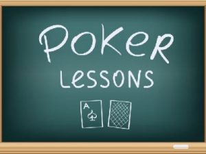 уроки покера